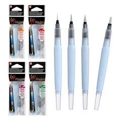 Sakura Koi Water Brush – Brush for Watercolor – 9 ml Tank – 4 Assorted Brush …