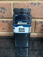 Matisse Medium MM25 Black Gesso – 500ml
