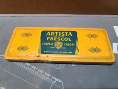 Vintage Artista Frescol Compact Colors Binney AND Smith Early Example MAKE OFFER