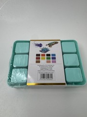 Metallic Gouache Paint Set 12 Colors Jelly Cup Art Paint Kit New
