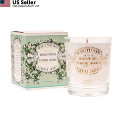 Panier des Sens Jasmine Candle – Hand-Poured in Provence, France – 6 Ounce, /