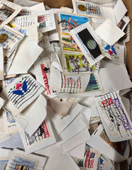4,000+ US used stamps 90% commerative (1988-1995)