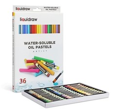 Soft Oil Pastels 36 Pack | Professional Quality Watercolor | Water Soluble &…