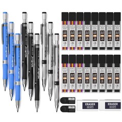 29-Piece Mechanical Pencil Set with 192 Lead Refills, Erasers & Sharpeners for A