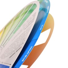 Color Card Wheel Water for Watercolor Woman Artist Colour Matching Palette