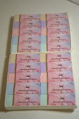 LOT OF 2- Mr. Pen- Erasers, 10 Pack, Pencil Eraser, Pastel Colors (20 total)