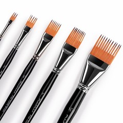 Grainer Brush Set–5pcs Professional Flat Comb Brushes for Unique Texture Pain…