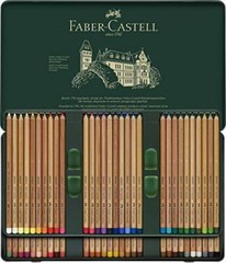Faber-Castell Pitt pastel colored pencils 60 color set canned 112160 [Japan gen