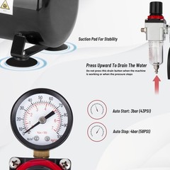 Airbrush Compressor, High-performance Single-Piston Oil-free Mini Compressor …
