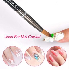 16# Nail Liner Brush – Fine Detail Pen for Acrylic Gel Polish Nail Art Designs