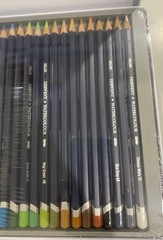 Derwent Watercolour Pencils Tin Case 24 Assorted R32883 New Unopened Tin
