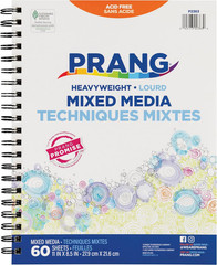 Prang (Formerly Art Street) Mixed Media Journal, Heavyweight, 8.5″ X 11″, 60 She