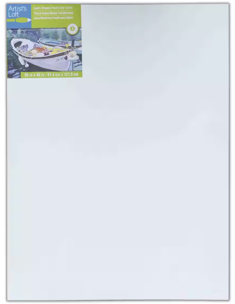 Large Canvas for Painting 36×48 Inch, 2-Pack, Level 3 Gallery Wrapped Heavy Duty