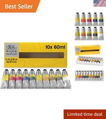 Galeria Acrylic Paint, 10 x 60ml 2–oz Tube Paint Set
