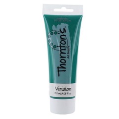 Thornton’s Art Supply Acrylic Paint Tube, 120ml (4.0oz), Pack of 6 – Viridian