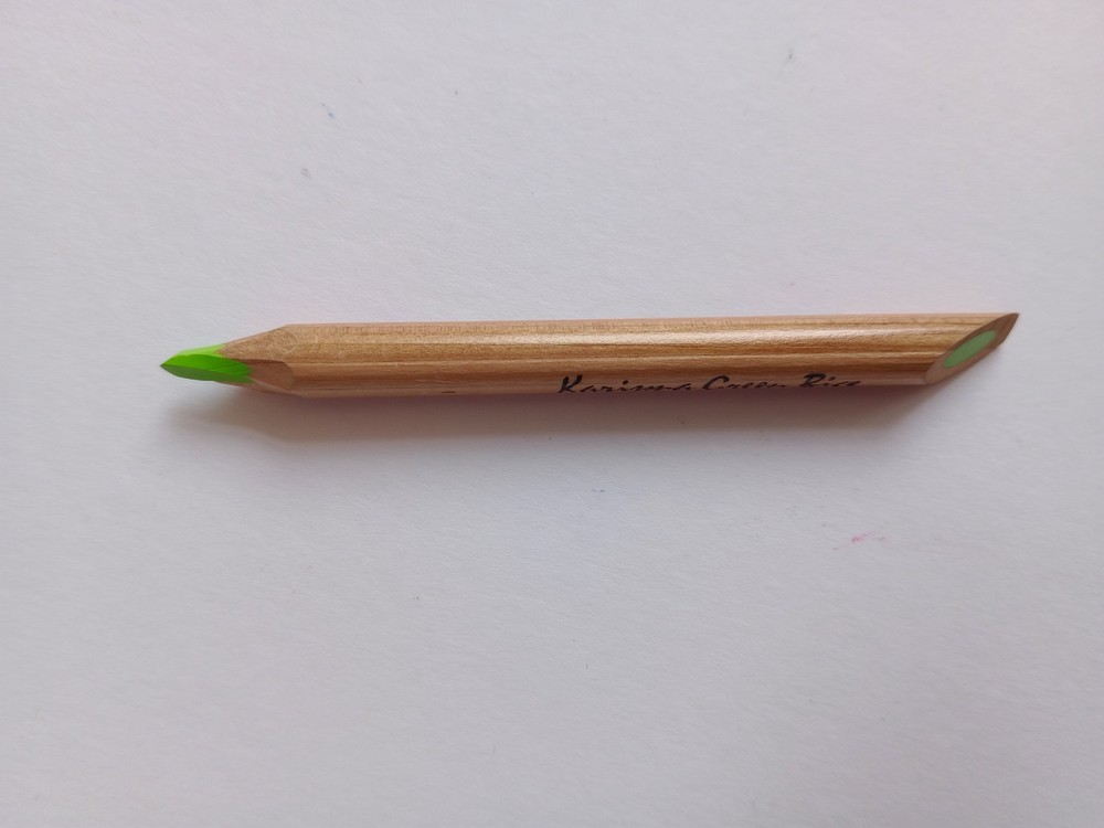 Rare Unnumbered Vintage Karisma Colour Pencil Berol Karismacolor Green Bice GC