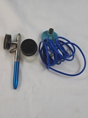 Vintage Badger 250 Basic Spray Gun Airbrush System Kit w/ Master Striping Tips &