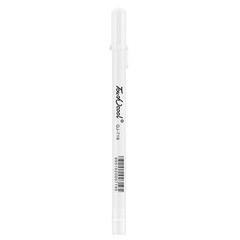 3Pcs White Gel Ink Marker Pen Drawing Art Fine Tip Sketching Painting Tool 0.8mm