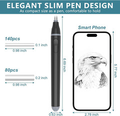 Electric Eraser, Battery Operated Automatic Pencil Eraser with 220 Erasers Refil