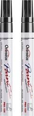 2-Pack Permanent Black Oil-Based Paint Markers – Waterproof & Quick-Dry for M…