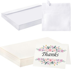 20 Sets Blank Watercolor Cards with Envelopes 5 x 7 in Watercolor Paper Card…