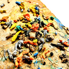 Markal JAG “J” Split Marker – Handmade Multicolored Industrial Graffiti Art