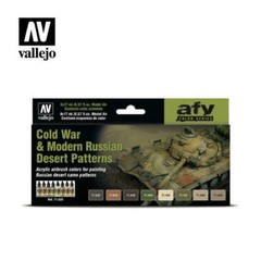 Vallejo COLD WAR & MODERN RUSSIAN DESERT PATTERNS Paint Set New