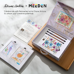 MEEDEN x Diane Antone Limited Edition Watercolor Paint Set – 48 Colors Portable
