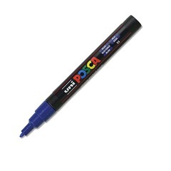 Posca Markers, Paint Marker, Blue Paint, 3M Fine Tip, Opaque Ink, Acrylic, 3mm