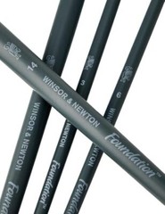 Foundation Synthetic Round 3 & 6, Filbert 3 & 6, Flat 10 & 14 Long Handle