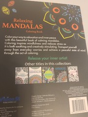 Dreams Art Relaxing Mandalas Coloring Book