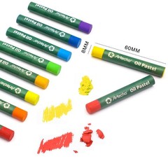 Oil Pastels Set of 50 Colors (8 x 60 mm), Soft Oil Pastels for Art Painting, …