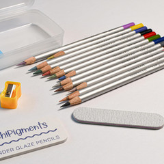 ® Underglaze Pencils – 12-Pack (Full Color Set) Ceramic Decorating Tools for Pot