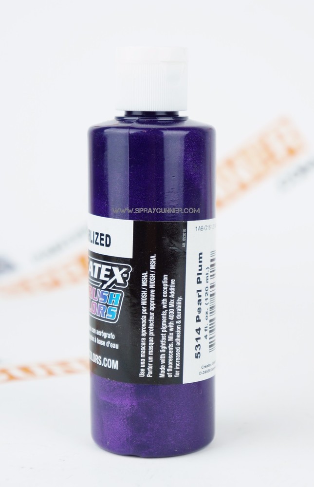 Createx Airbrush Colors 5314 Pearl Plum 4oz. water-based pearlized paint