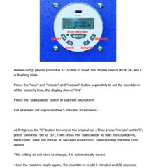 60W Screen Printing Exposure Unit 18″x12″ Silk Screen Printing Machine UV Light