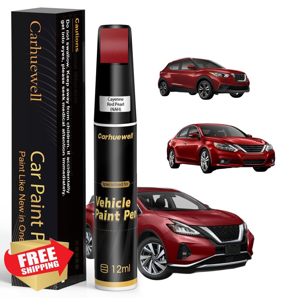 Nissan Cayenne Red Pearl NAH Touch Up Paint Pen Scratch Repair Kit