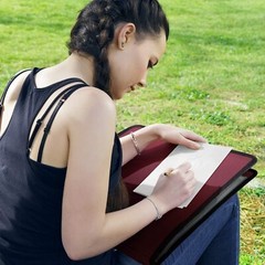 Dunwell Large Art Portfolio 11×14 (Ruby) – Folder for 11×14″, Ruby