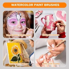 Miniature Brush Dry Brushes Model Paintbrush Set for Acrylic Oil Watercolor
