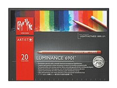 Caran d’Ache luminance colored pencil paper box 20 color set CdA 6901-720 [Japa