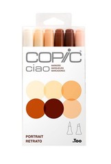 Copic Ciao, Alcohol Markers, 6 Colors Dual Brush Tip Art Marker for Adults/T…