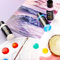 Iridescent Acrylic Paint, Set of 18 Chameleon Colors, 2 oz/60ml Bottles, Colo…