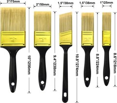 Professional Quality 30-Piece Paint Brush Set for Smooth, Streak-Free Finish