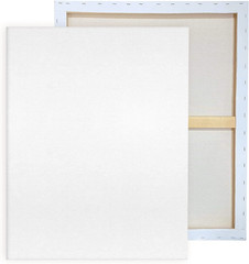 2 lienzos 24x36in algodon 100 por ciento con 5 capas gesso para pintura acrilica