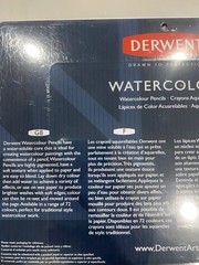 Derwent Watercolour Pencils Tin Case 24 Assorted R32883 New Unopened Tin