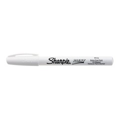 Waterproof Extra Fine Point White Paint Marker Pen Sharpie Oil-Based Long Lastin