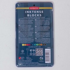 Derwent – Inktense Blocks – 12 Colours, Brand New in Tin – Water Soluble Ink
