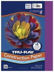 Construction Paper Magenta 9″ x 12″ Heavyweight 76 lbs 50 Sheets/Pack