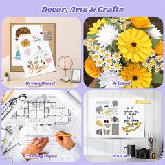 Drawing Paper, 9″ x 12″ Craft Art 65 Sheets x 12″, 65 sheets, White