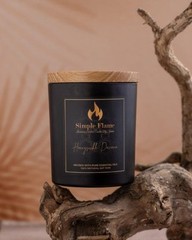 Honeysuckle Davana Luxurious Scented Jar Candle | 13 oz – 3.8-Inch Black