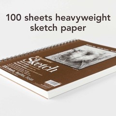 400 Series Sketch Pad, 9×12 inch, 100 Sheets – Artist Sketchbook for Drawing,…